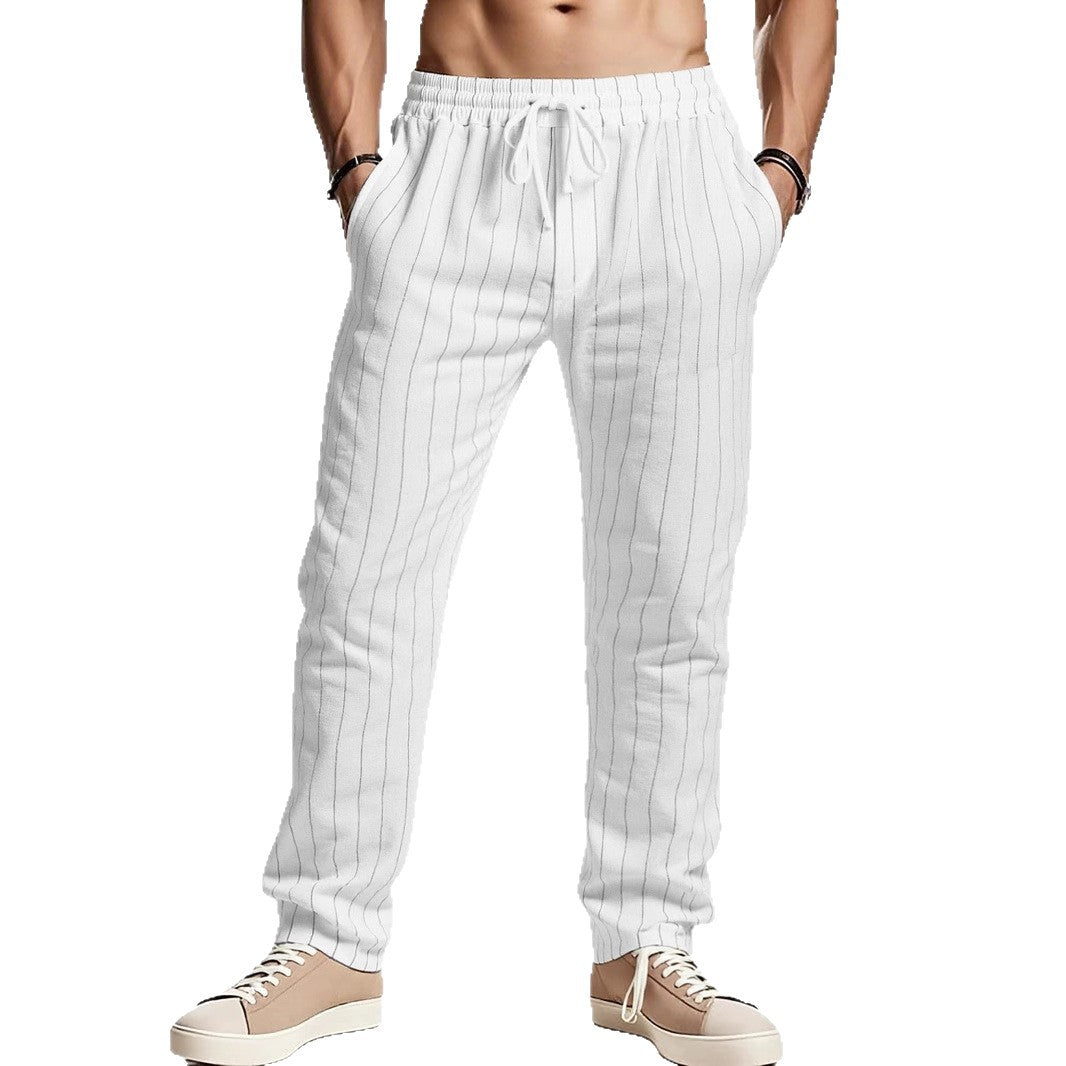 Herren komfortable Freizeithose mit gestreiftem Design Aliams
