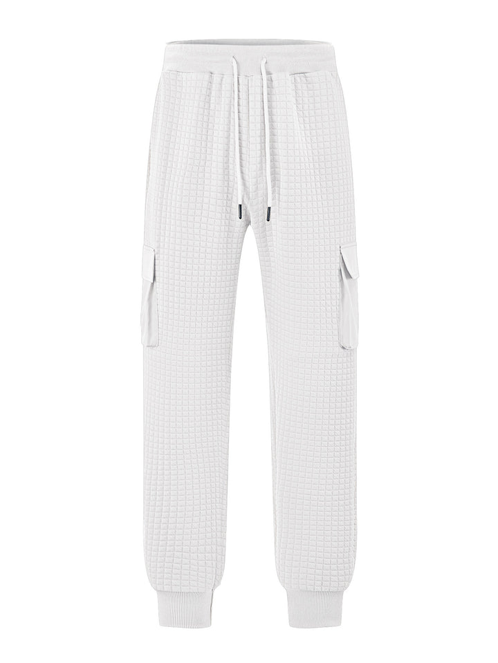 Herren Cargo-Jogginghose mit strukturiertem Design und praktischen Taschen Aliams