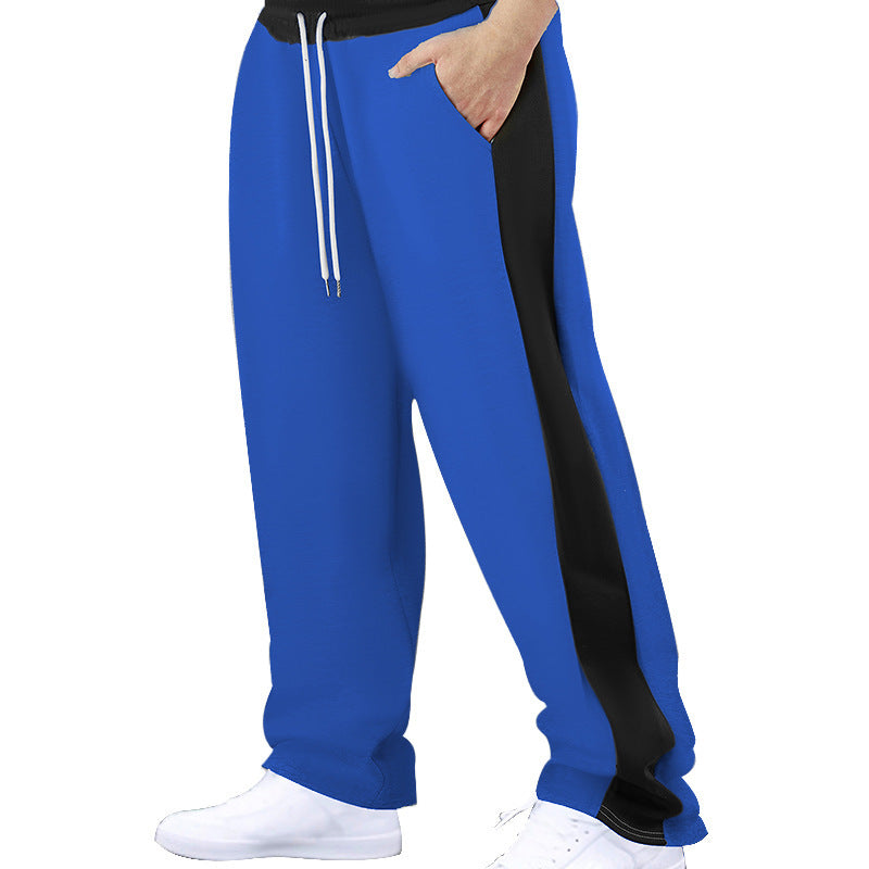 Herren Sportliche Relaxed Fit Jogginghose mit elastischem Bund und seitlichen Taschen Aliams