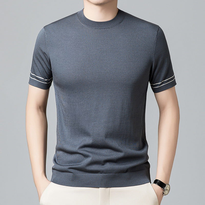 Herren atmungsaktives Langarm-Oberteil aus hochwertigem Baumwollmix Aliams