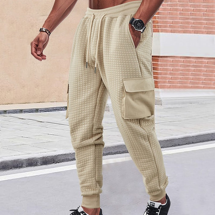 Herren Freizeit Cargo-Hose mit bequemem Schnitt und praktischen Taschen Aliams