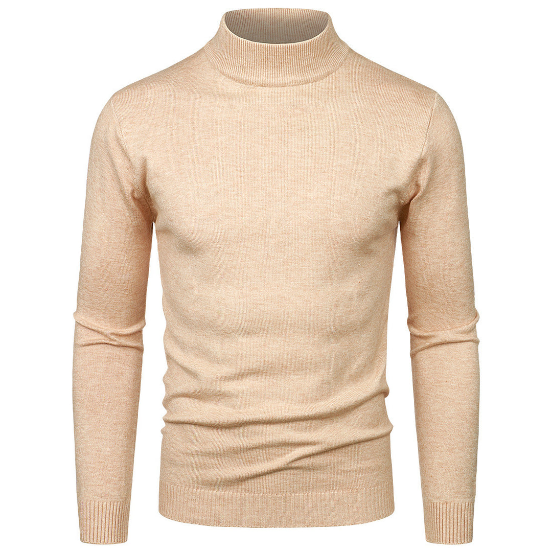 Herren Hochwertiger Rollkragenpullover aus feiner Baumwolle Aliams