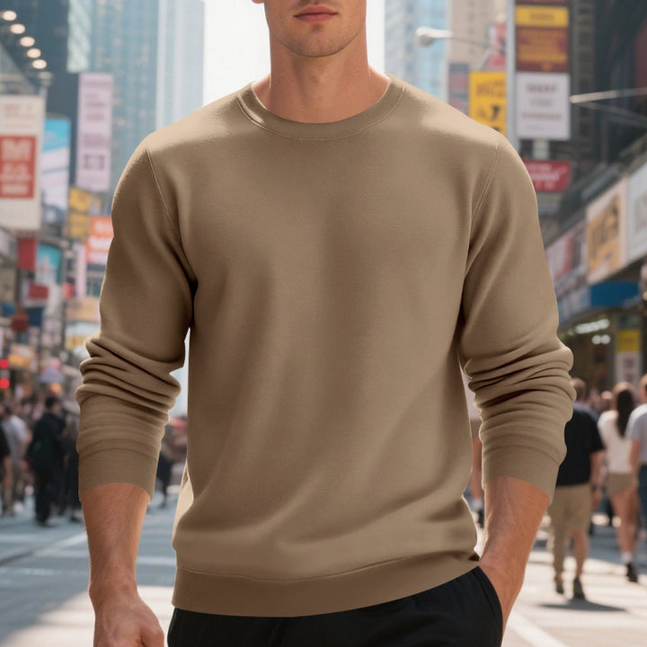 Herren Sweatshirt mit Rundhalsausschnitt Aliams