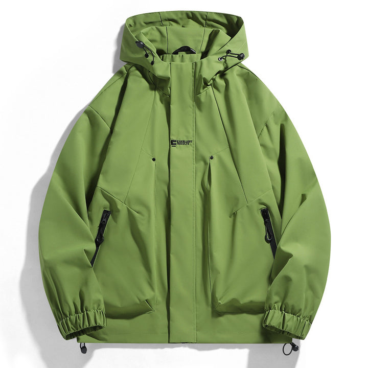 Herren funktionale Outdoorjacke mit Wasser- und Windschutz Aliams