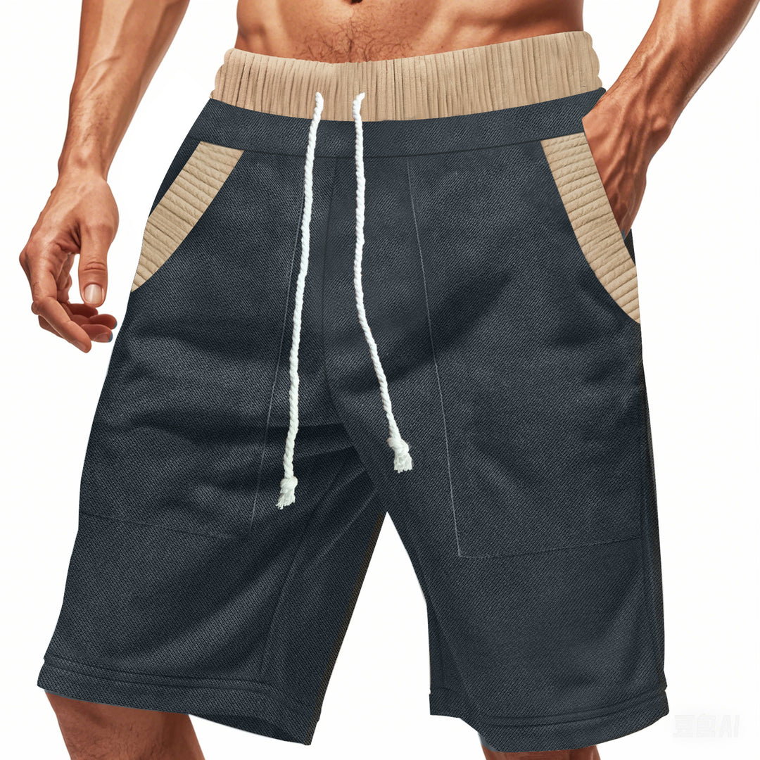 Herren Freizeit-Shorts mit elastischem Bund und praktischen Seitentaschen Aliams