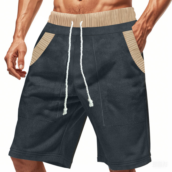 Herren Freizeit-Shorts mit elastischem Bund und praktischen Seitentaschen Aliams