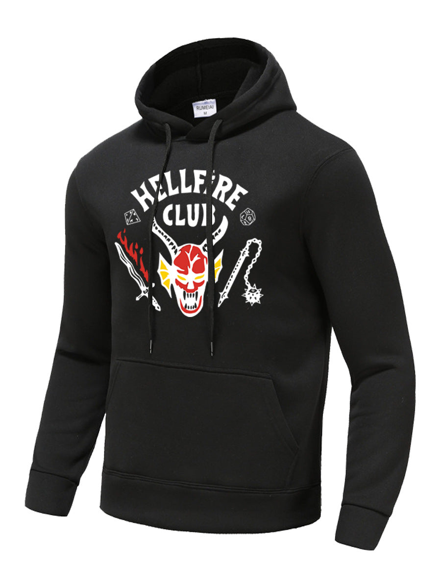 Herren Kapuzenpullover mit auffälligem Motiv und einzigartigem Druck Aliams