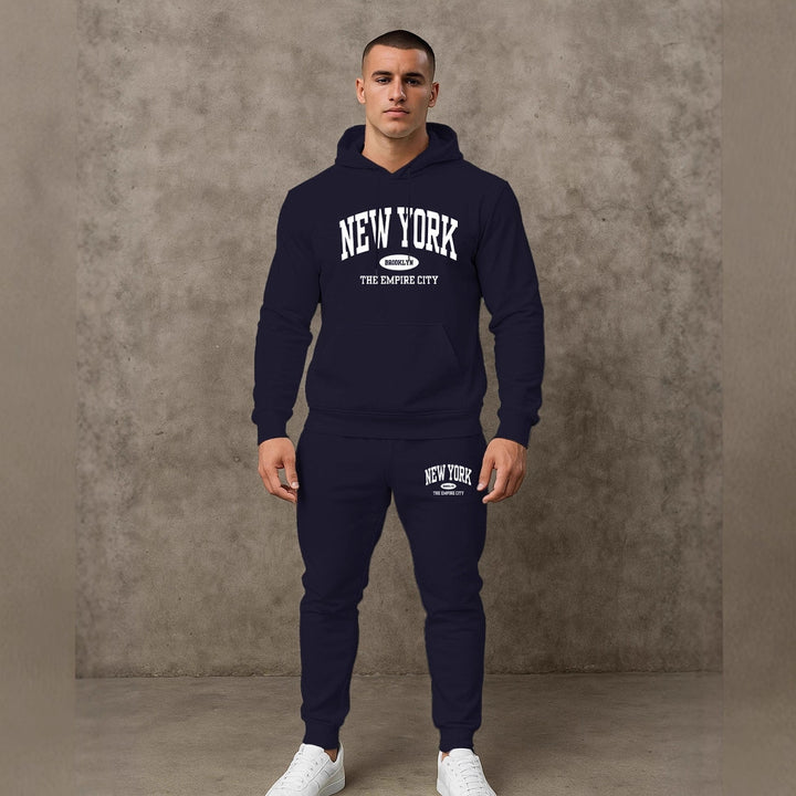 Herren Sportliches Jogginganzug Aliams