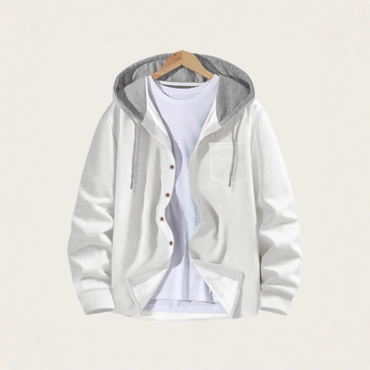 Herren Freizeitjacke mit Kapuze und modischem Design Aliams