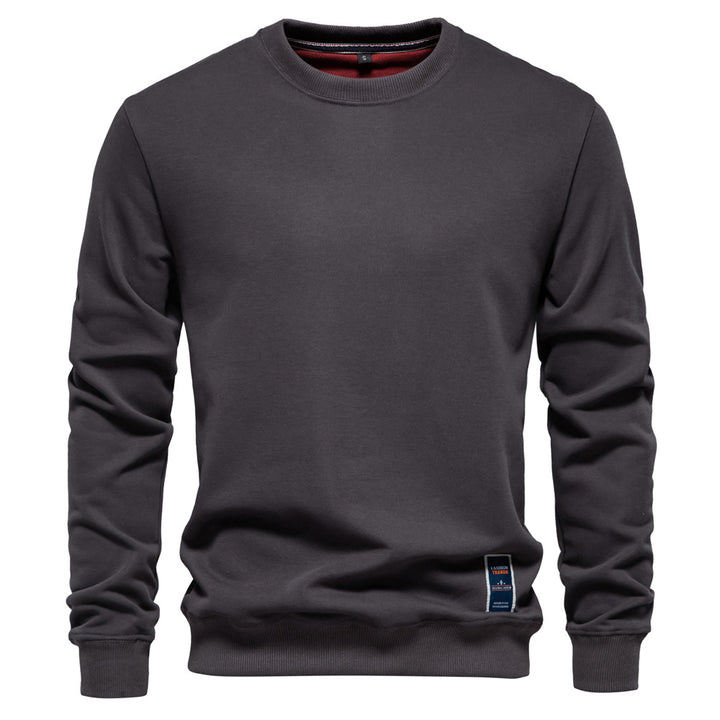 Herren Sweatshirt mit klassischem Rundhalsausschnitt Aliams