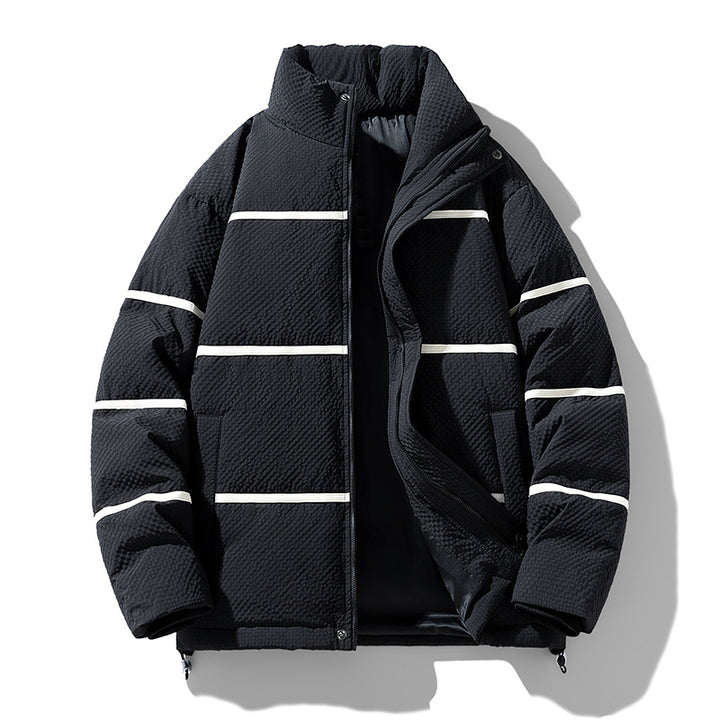 Herren stilvolle Steppjacke mit reflektierenden Akzenten Aliams