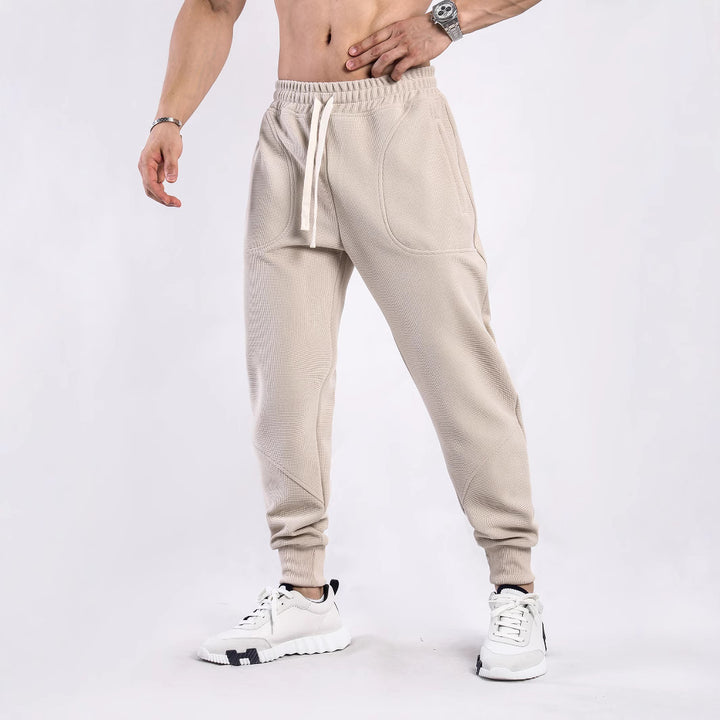 Herren Sportliche Jogginghose mit atmungsaktiven Einsätzen und elastischem Bund Aliams