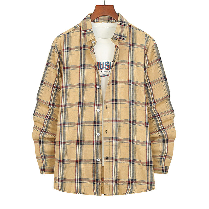 Herren Flanellhemd mit modernem Karomuster und bequemer Passform Aliams