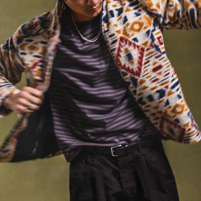 Herren stilvolle gemusterte Jacke Aliams