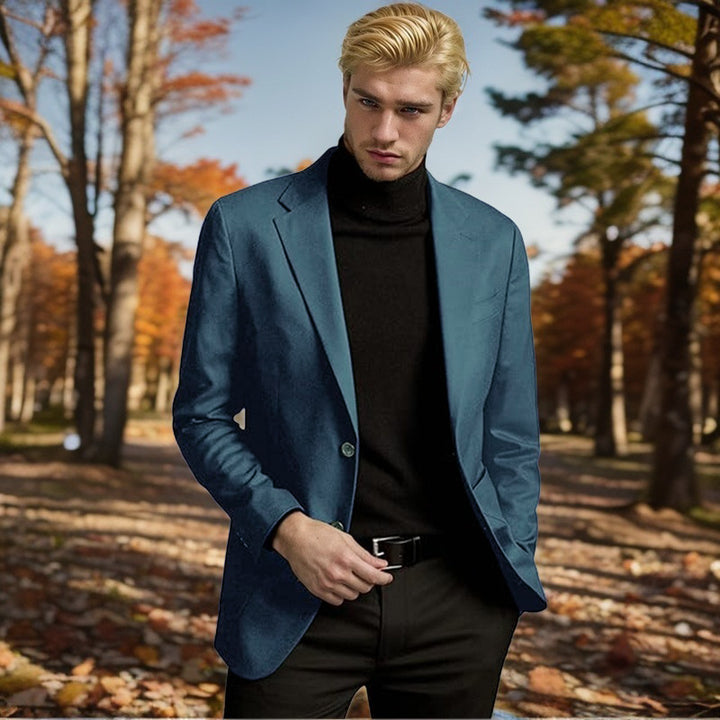 Herren Eleganter Blazer mit stilvollem Schnitt und hochwertigem Material Aliams