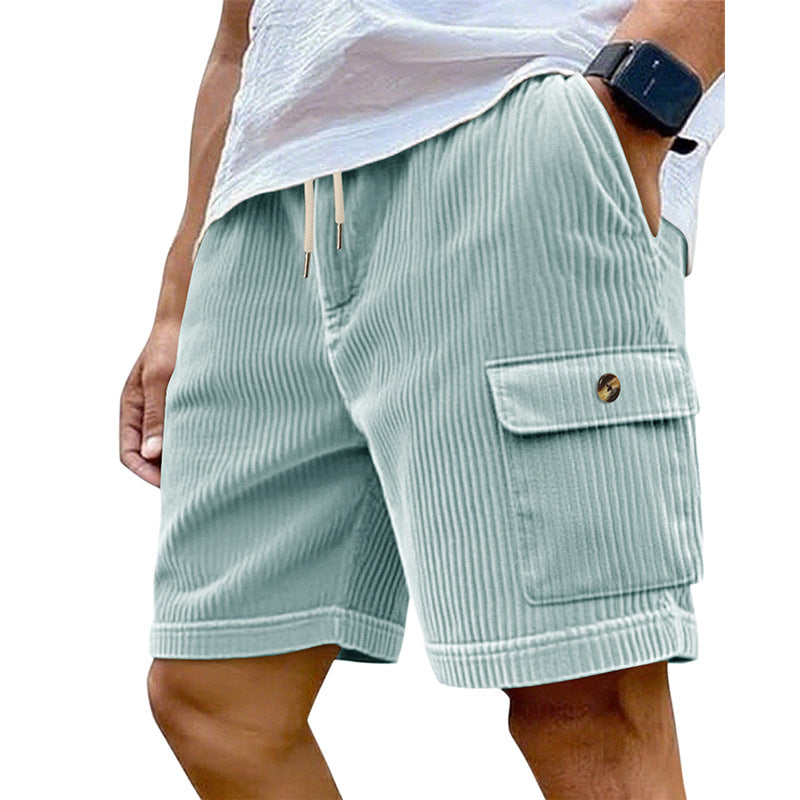Herren Cargo-Shorts mit schmalem Schnitt und praktischen Seitentaschen Aliams
