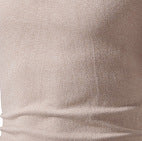 Herren komfortabler Pullover mit modernem Stehkragen und dezenter Reißverschlussöffnung Aliams