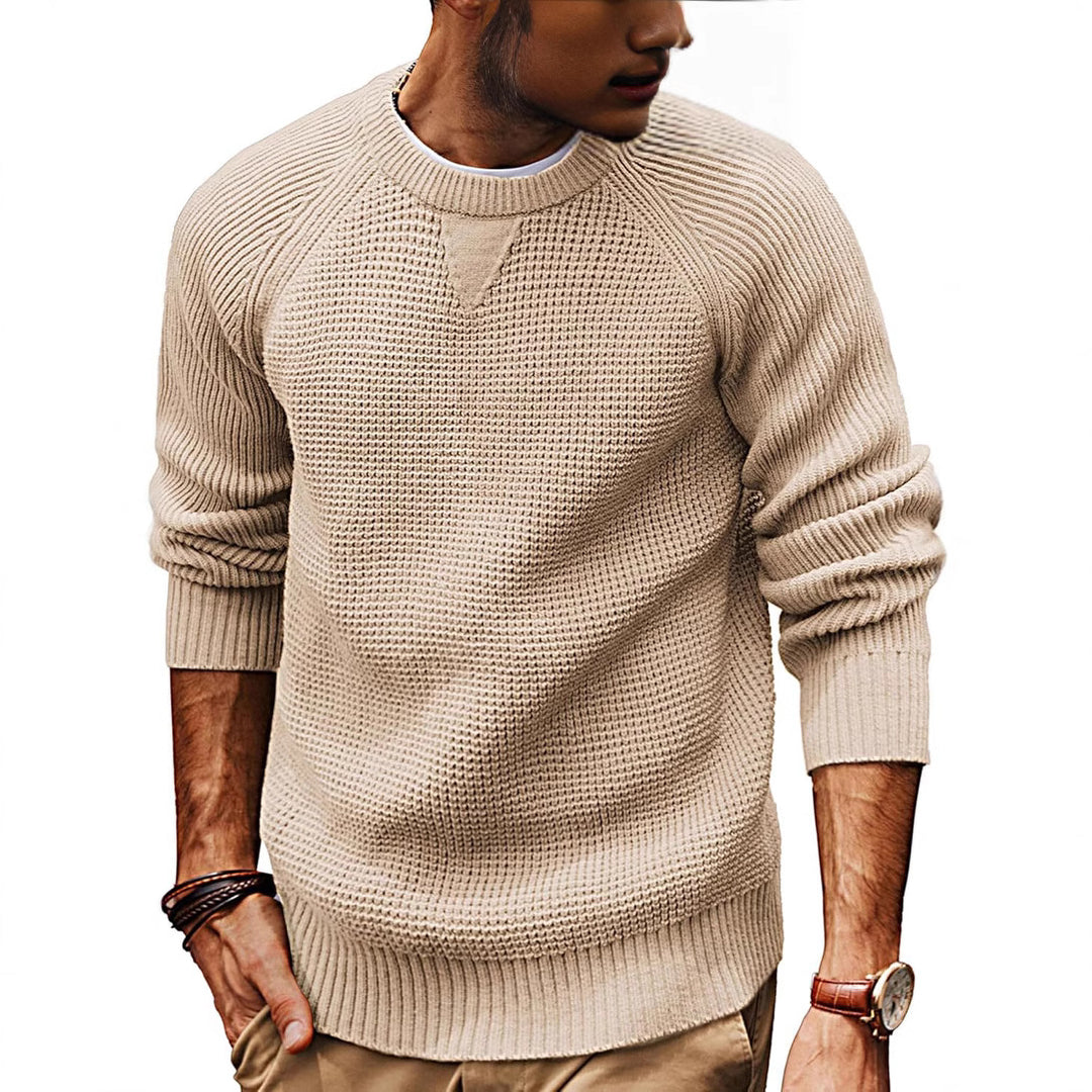 Herren strukturiertes Pullover mit lässigem Schnitt Aliams