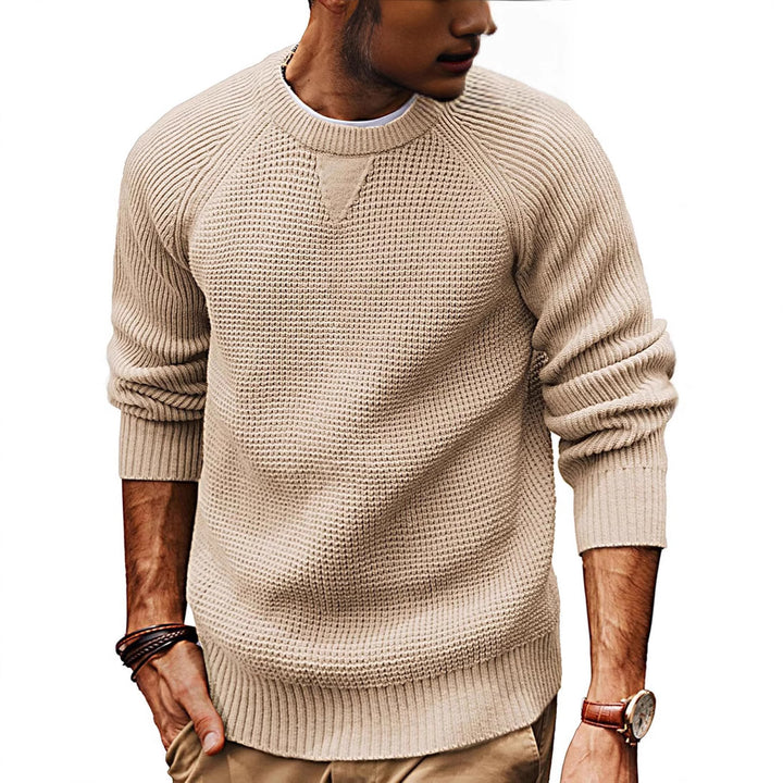 Herren strukturiertes Pullover mit lässigem Schnitt Aliams