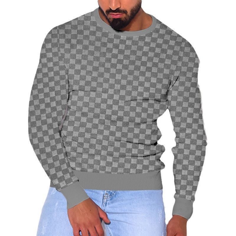 Herren stilvoller Struktur Pullover Aliams