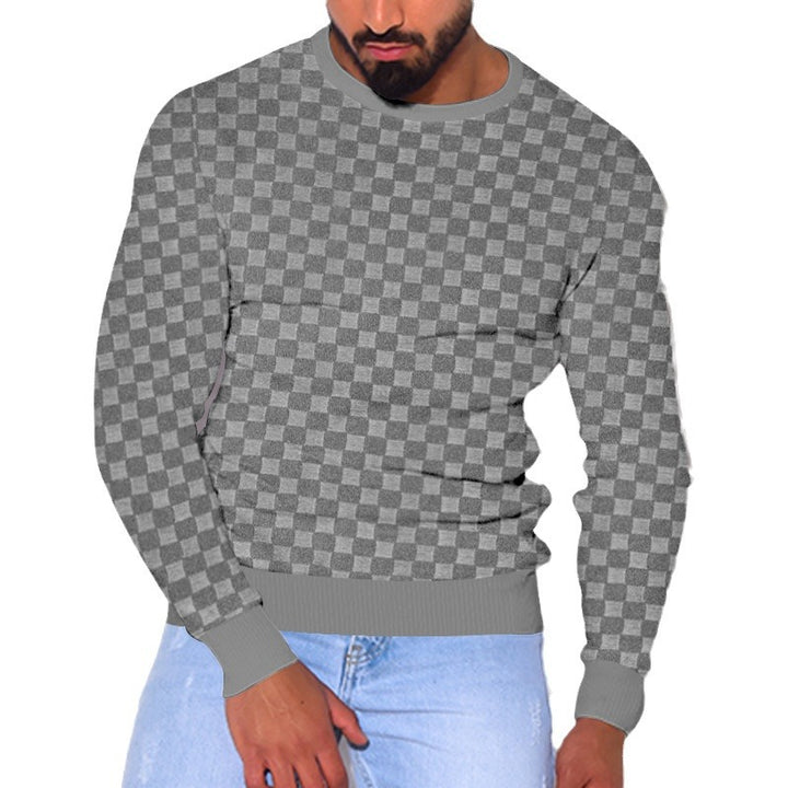 Herren stilvoller Struktur Pullover Aliams