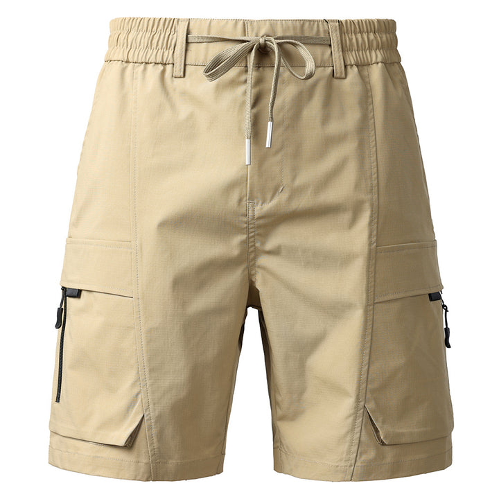Herren Cargo-Shorts mit elastischem Bund und mehreren praktischen Taschen Aliams