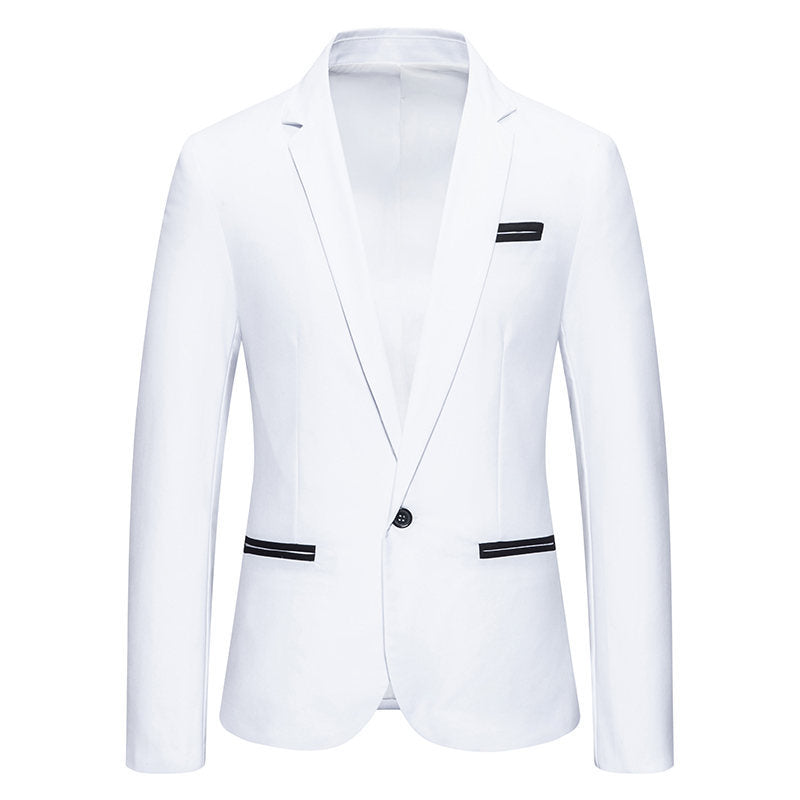 Herren Eleganter Blazer mit kontrastierenden Details Aliams