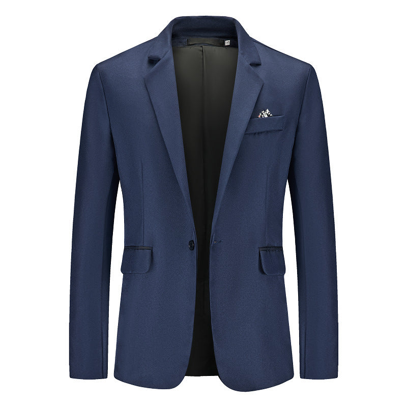 Herren eleganter Blazer mit strukturiertem Design und feinen Details Aliams