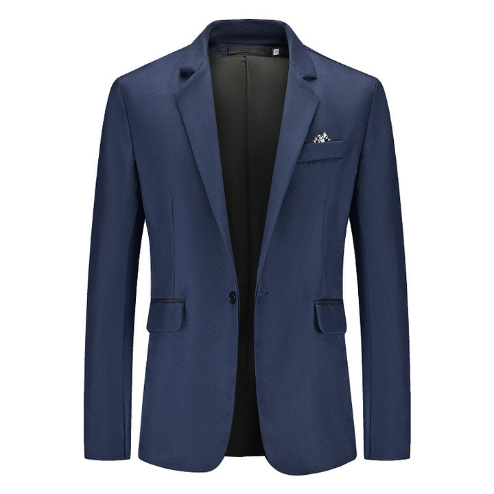 Herren eleganter Blazer mit strukturiertem Design und feinen Details Aliams