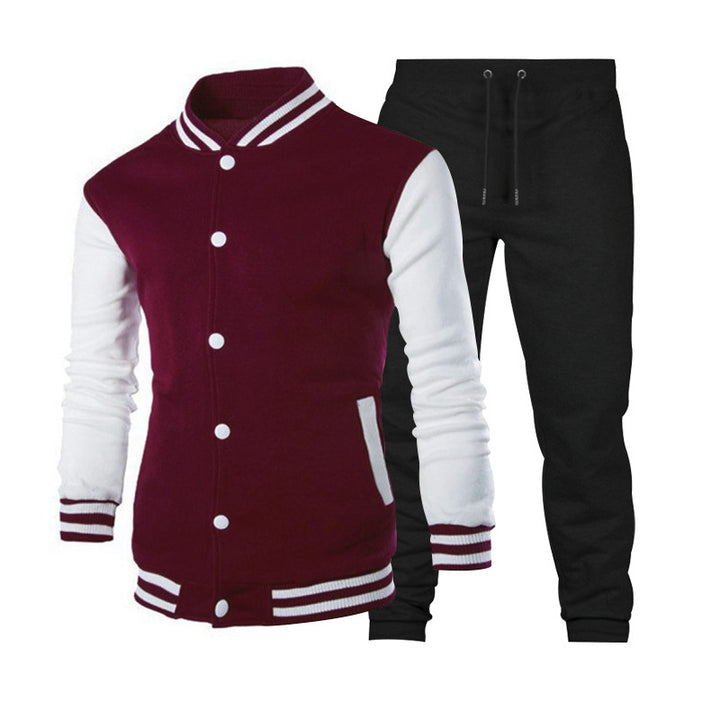 Herren sportliche Collegejacke mit praktischen Taschen und atmungsaktiver Baumwolle Aliams