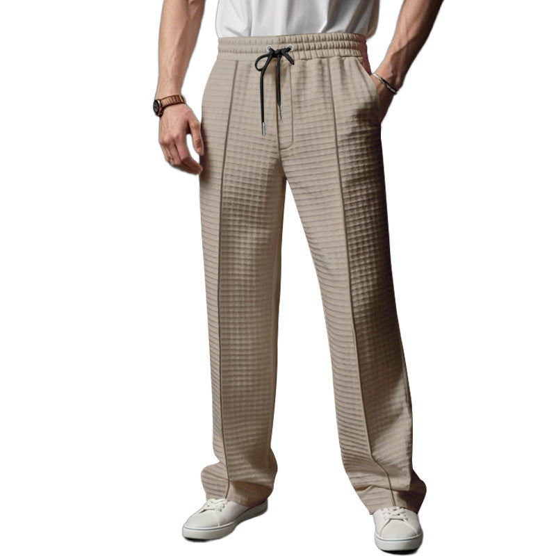 Herren Bequeme Freizeit-Hose mit strukturiertem Design Aliams