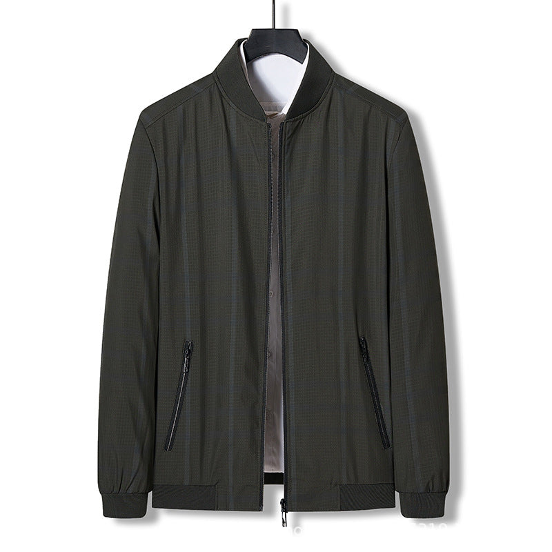 Herren sportliche Übergangsjacke mit modernen Einsätzen und vielseitigen Taschen Aliams