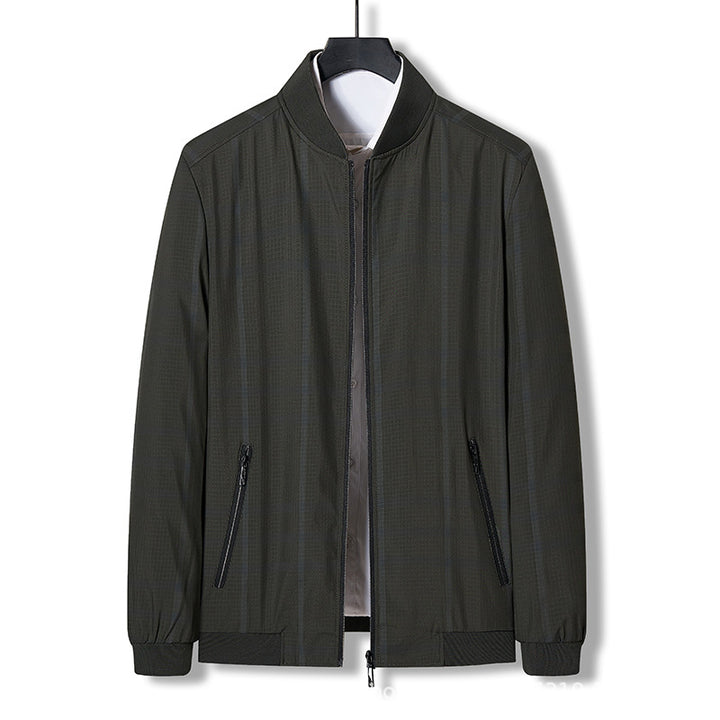 Herren sportliche Übergangsjacke mit modernen Einsätzen und vielseitigen Taschen Aliams