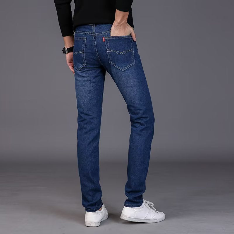Herren Premium Slim Fit Jeans mit Elasthananteil Aliams