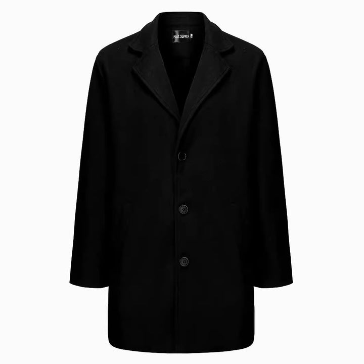 Herren eleganter und moderner Wollmantel Aliams