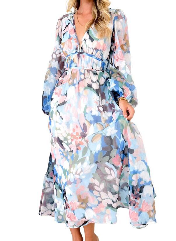 Aliams | Elegantes Floral Kleid