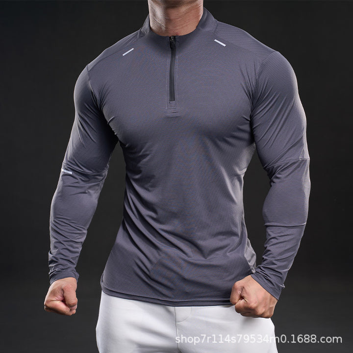 Herren Sportliches Langarmshirt Aliams