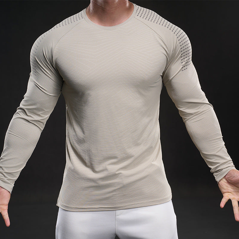 Herren funktionales Langarmshirt mit innovativer Mesh-Struktur Aliams