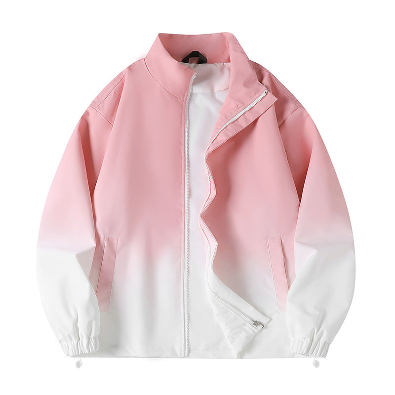 Herren stylische Übergangsjacke mit innovativem Farbverlauf Aliams