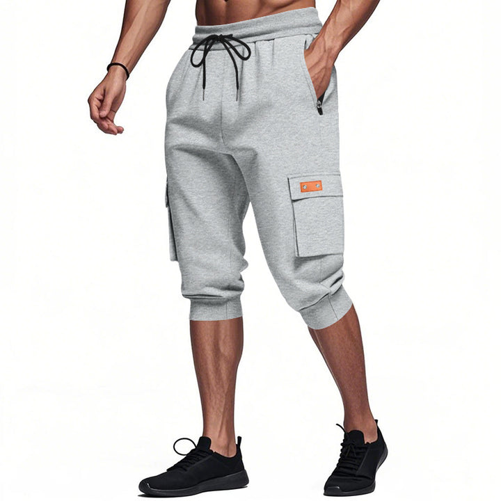 Herren Cargo-Shorts mit elastischem Bund und praktischen Seitentaschen Aliams