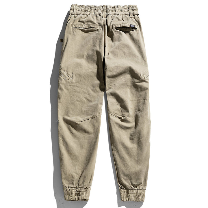 Herren Cargo-Hose mit elastischem Bund und praktischen Mehrzwecktaschen Aliams