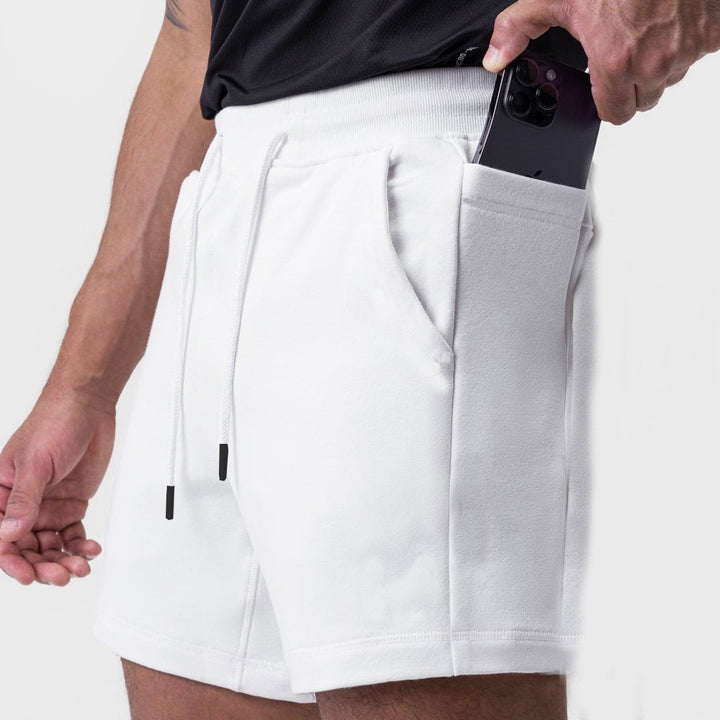Herren Bequeme Shorts mit seitlichen Taschen und verstellbarem Bund Aliams