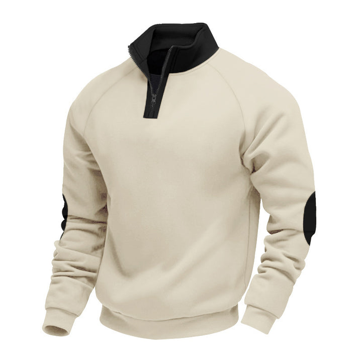 Herren Sportpullover mit hochwertigem Stehkragen Aliams
