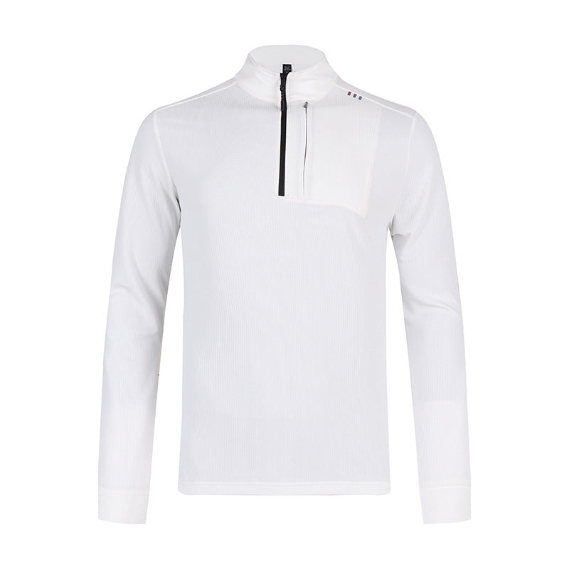 Herren Funktions-Langarmshirt mit Halbreißverschluss Aliams