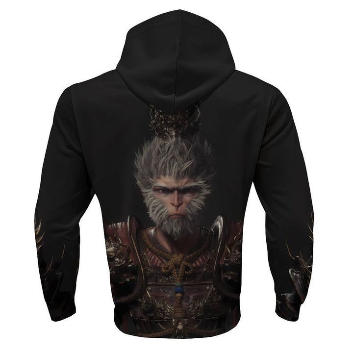 Herren Kapuzenpullover mit auffälligem Tiermotiv und praktischem Design Aliams