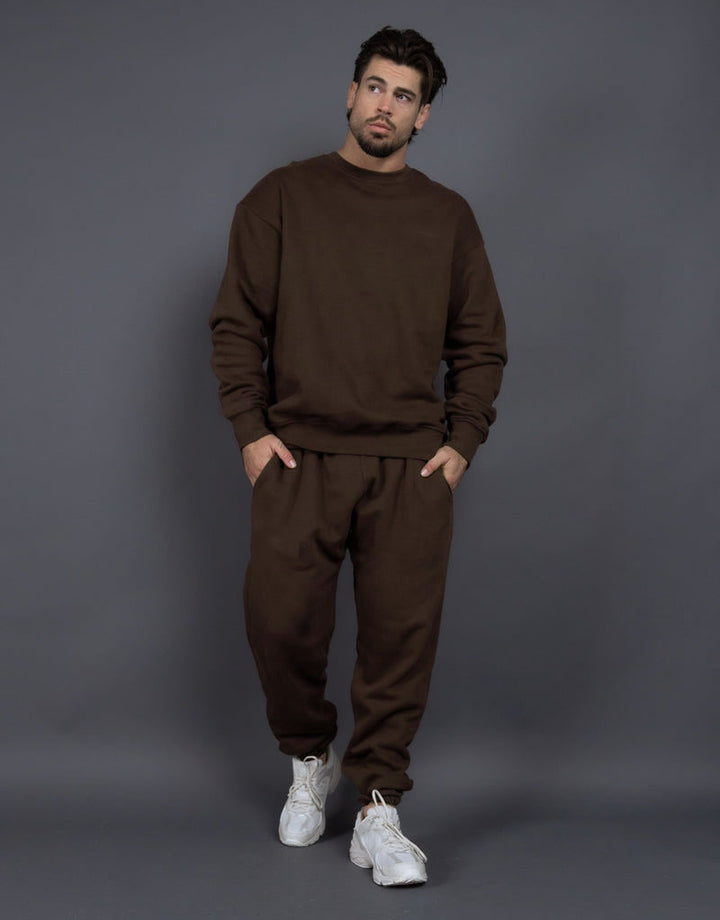 Herren bequeme Sweatshirt- und Jogginghose Kombination Aliams