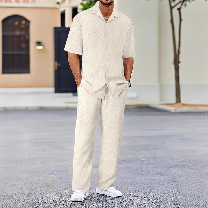 Herren Sommeranzug mit luftigem Muster Aliams