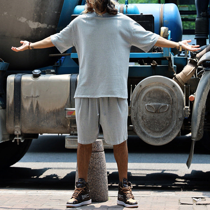 Herren entspannendes Freizeit-Set aus hochwertigem Baumwollmix Aliams