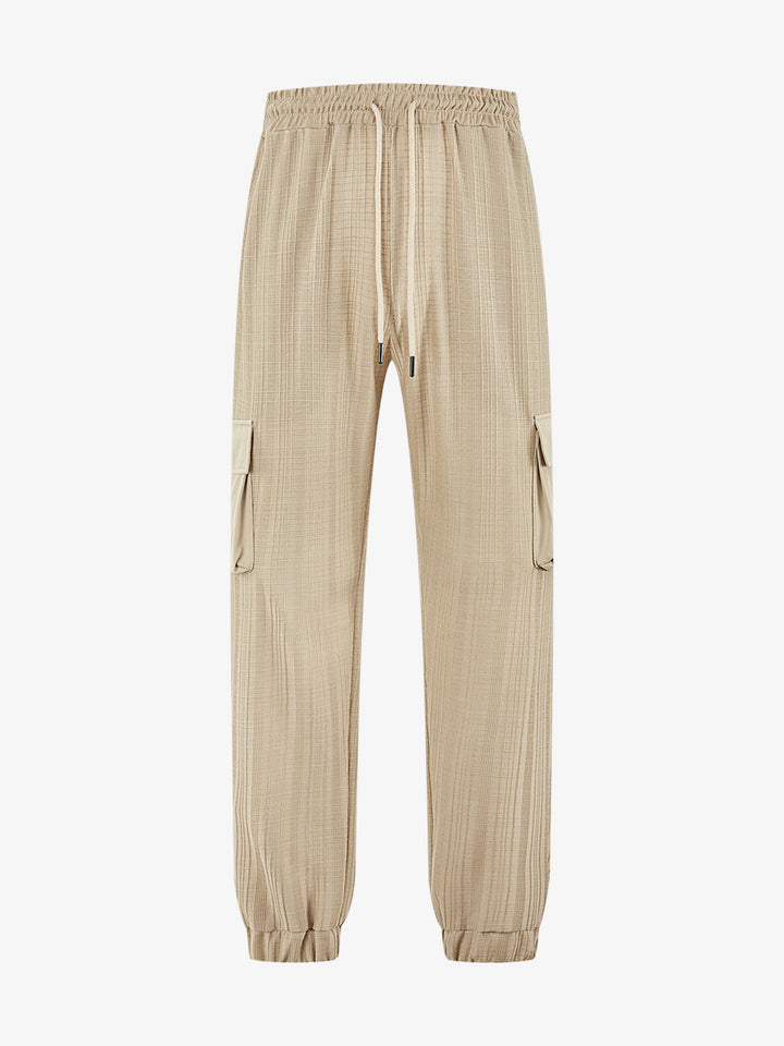 Herren Cargo-Style Sweatpants mit elastischem Bund und praktischen Seitentaschen Aliams