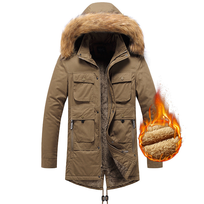 Herren isolierte Parkajacke Aliams